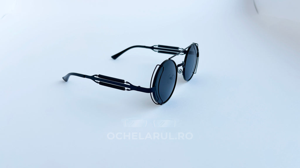Ochelari de soare Rotunzi Steampunk Brațe cu arcuri