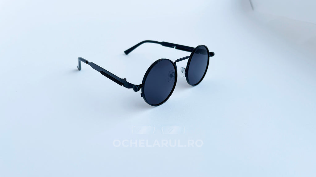 Ochelari de soare Rotunzi Steampunk Brațe cu arc ornamental