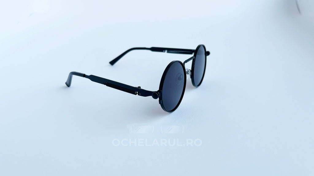 Ochelari de soare Rotunzi Steampunk Brațe cu arc ornamental