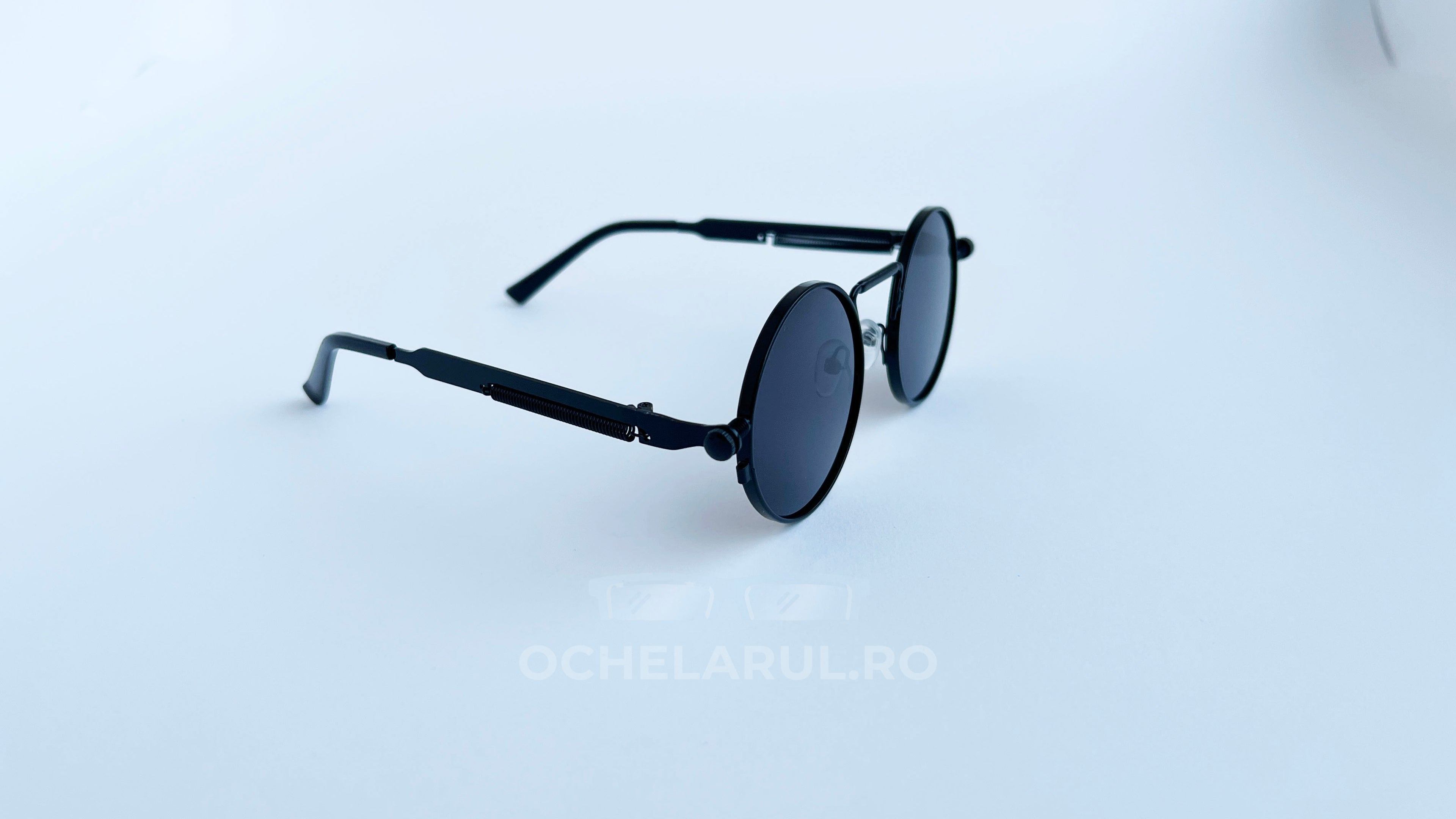 Ochelari de soare Rotunzi Steampunk Brațe cu arc ornamental