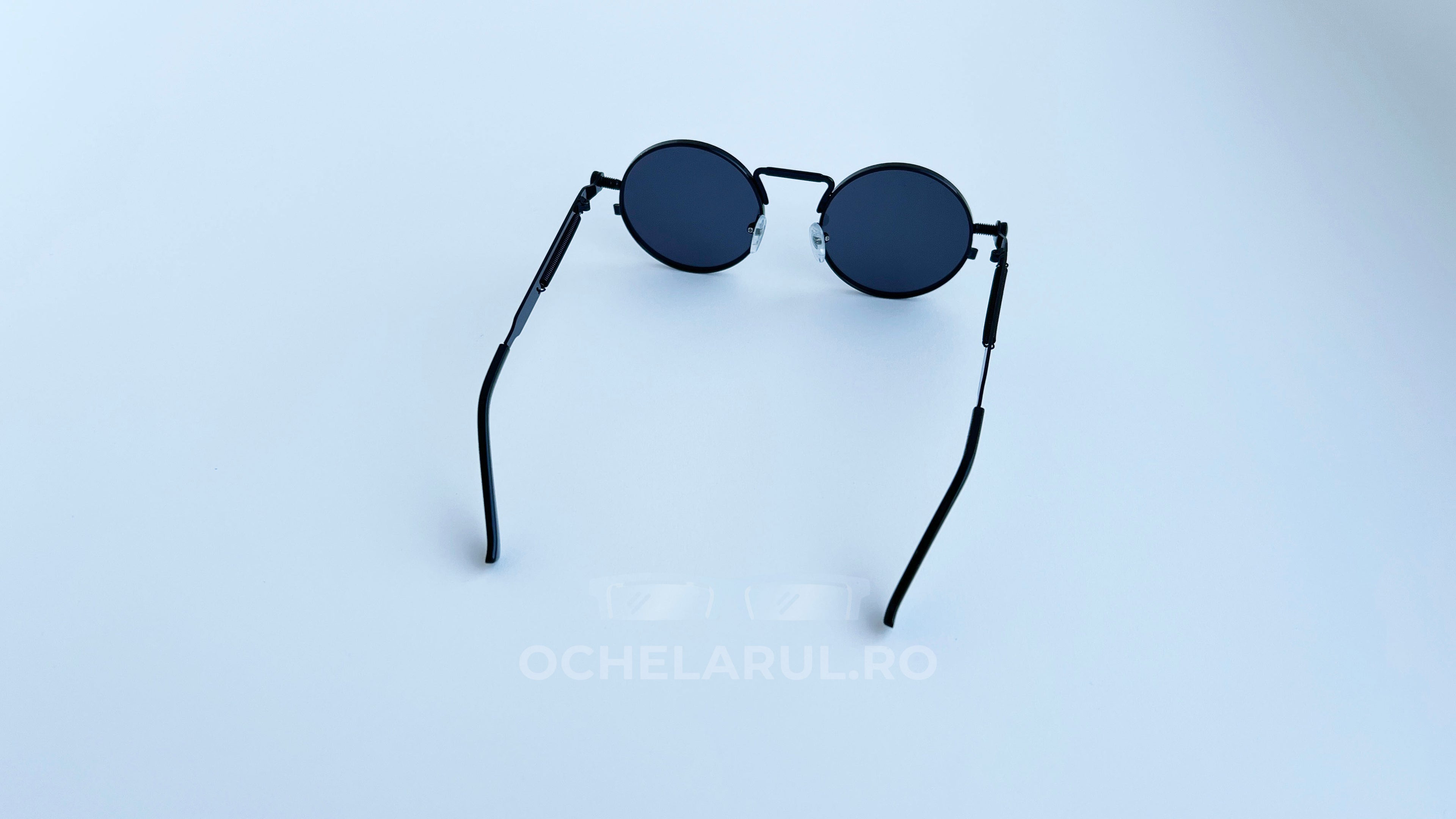 Ochelari de soare Rotunzi Steampunk Brațe cu arc ornamental
