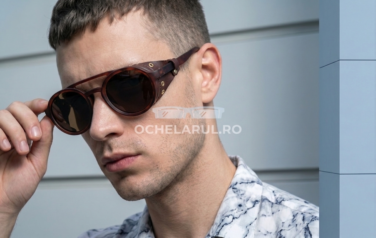 Ochelari de soare Steampunk Rotunzi