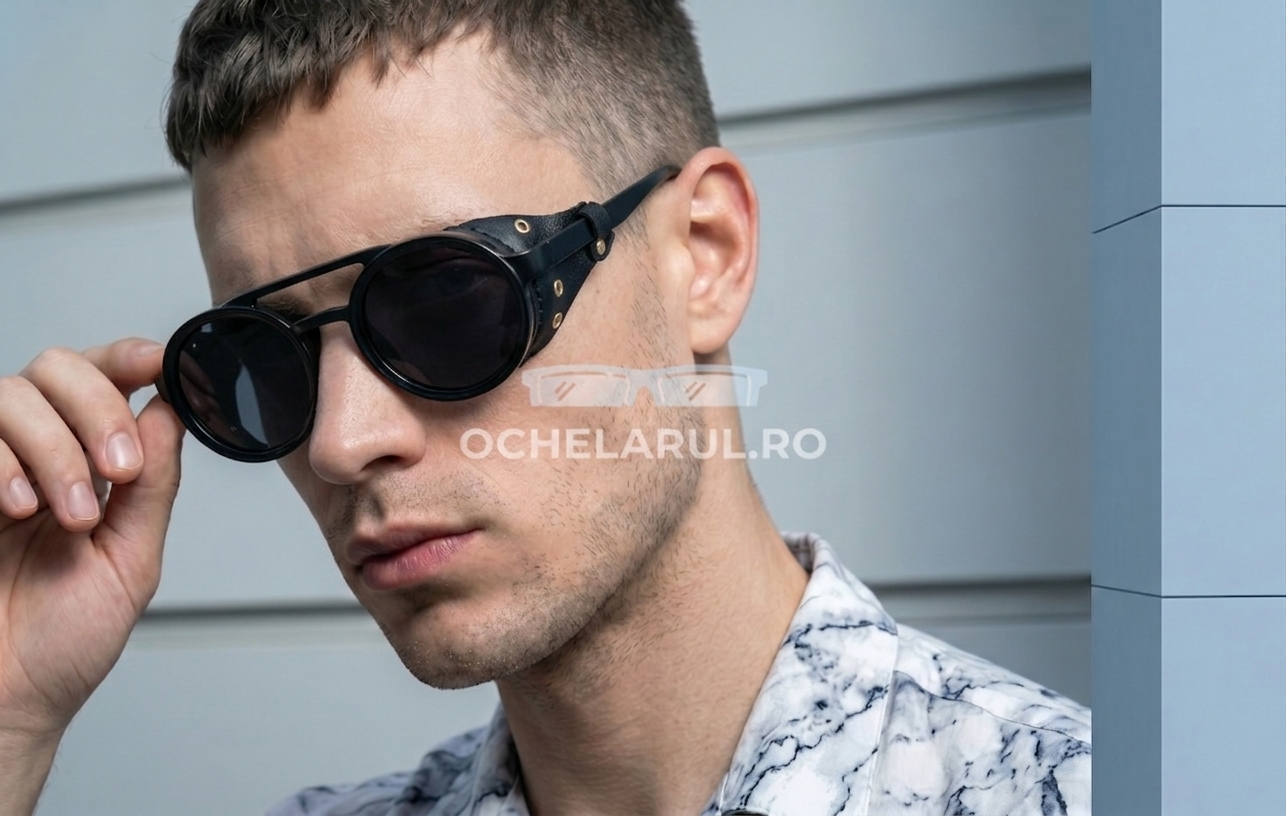 Ochelari de soare Steampunk Rotunzi