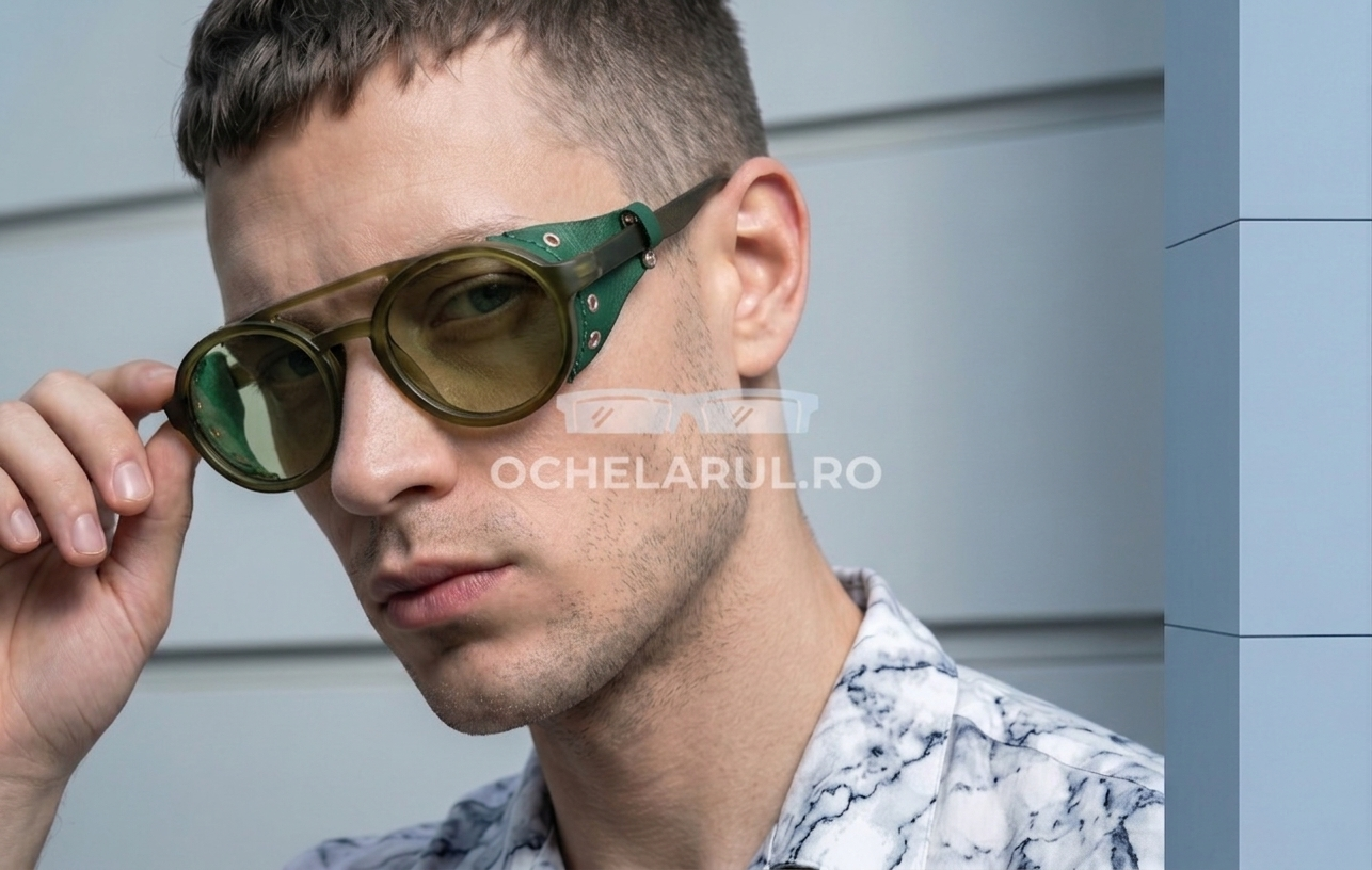 Ochelari de soare Steampunk Rotunzi