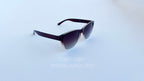 Ochelari de soare Wayfarer Style Polarizați cu rame maro degrade și lentile maro degrade, design unisex pentru protecție UV.