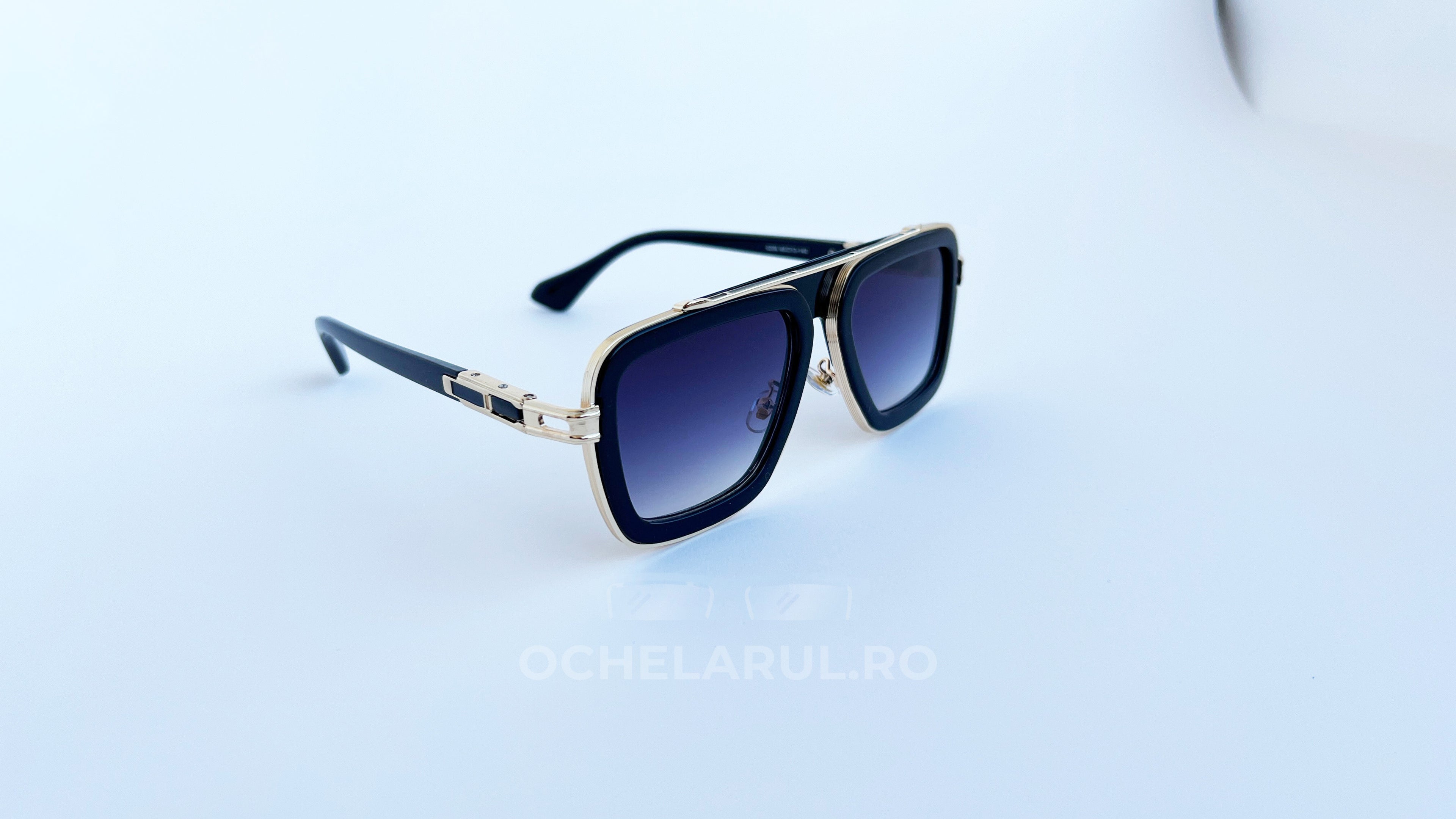 Ochelari de soare Dita LXN-EVO Style, negru-auriu, lentile întunecate, protecție UV400.