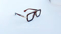 Ochelari Dita LXN-EVO Style, rama maro și auriu, lentile transparente
