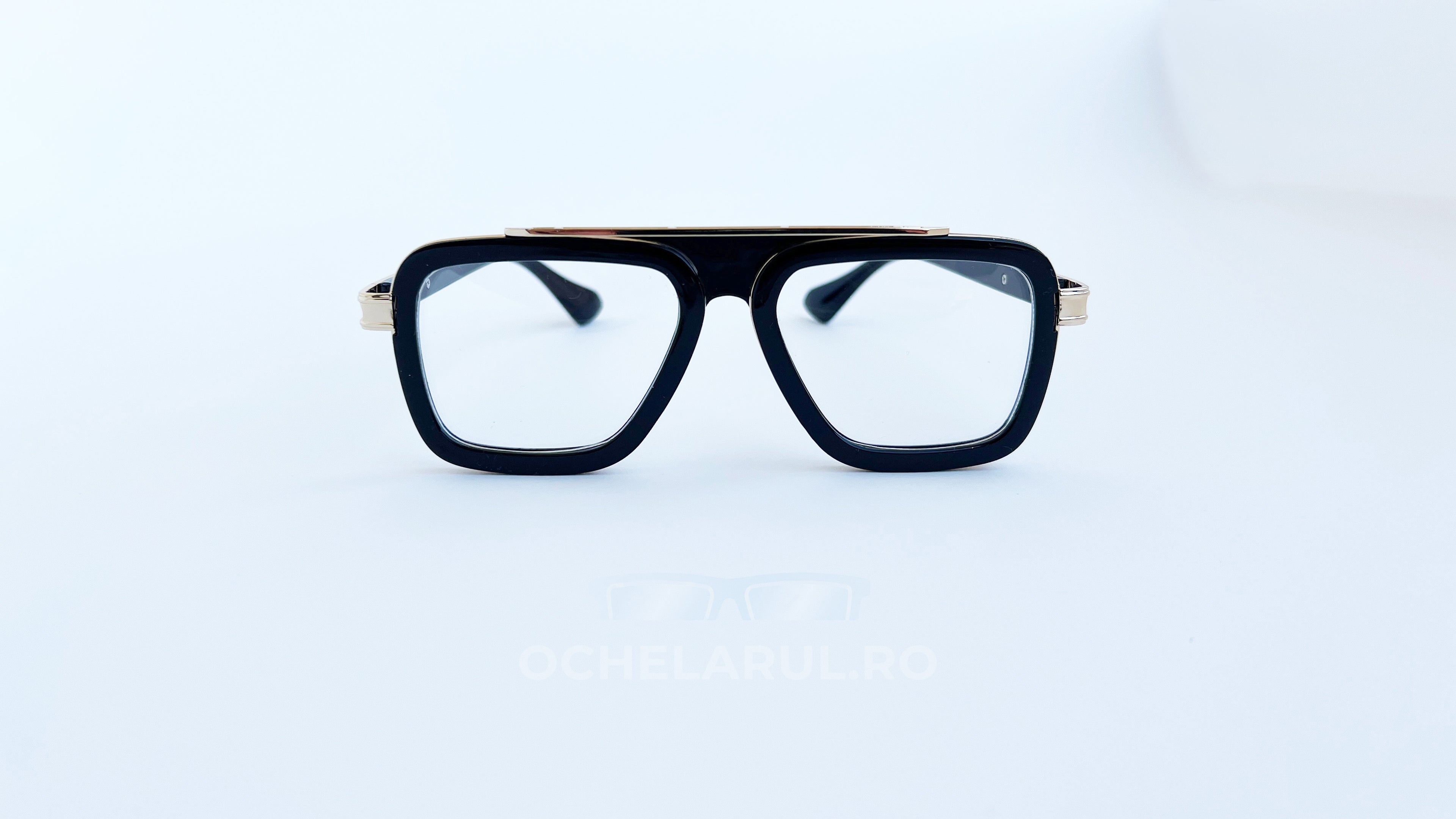 Ochelari Dita LXN-EVO Style negri, lentile clare, oferă protecție UV400.