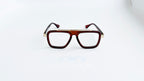 Ochelari Dita LXN-EVO Style - Rama maro-aurie - Lentile transparente - Vedere frontala
