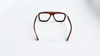 Ochelari Dita LXN-EVO Style - Rama maro-aurie - Lentile transparente - Vedere spate