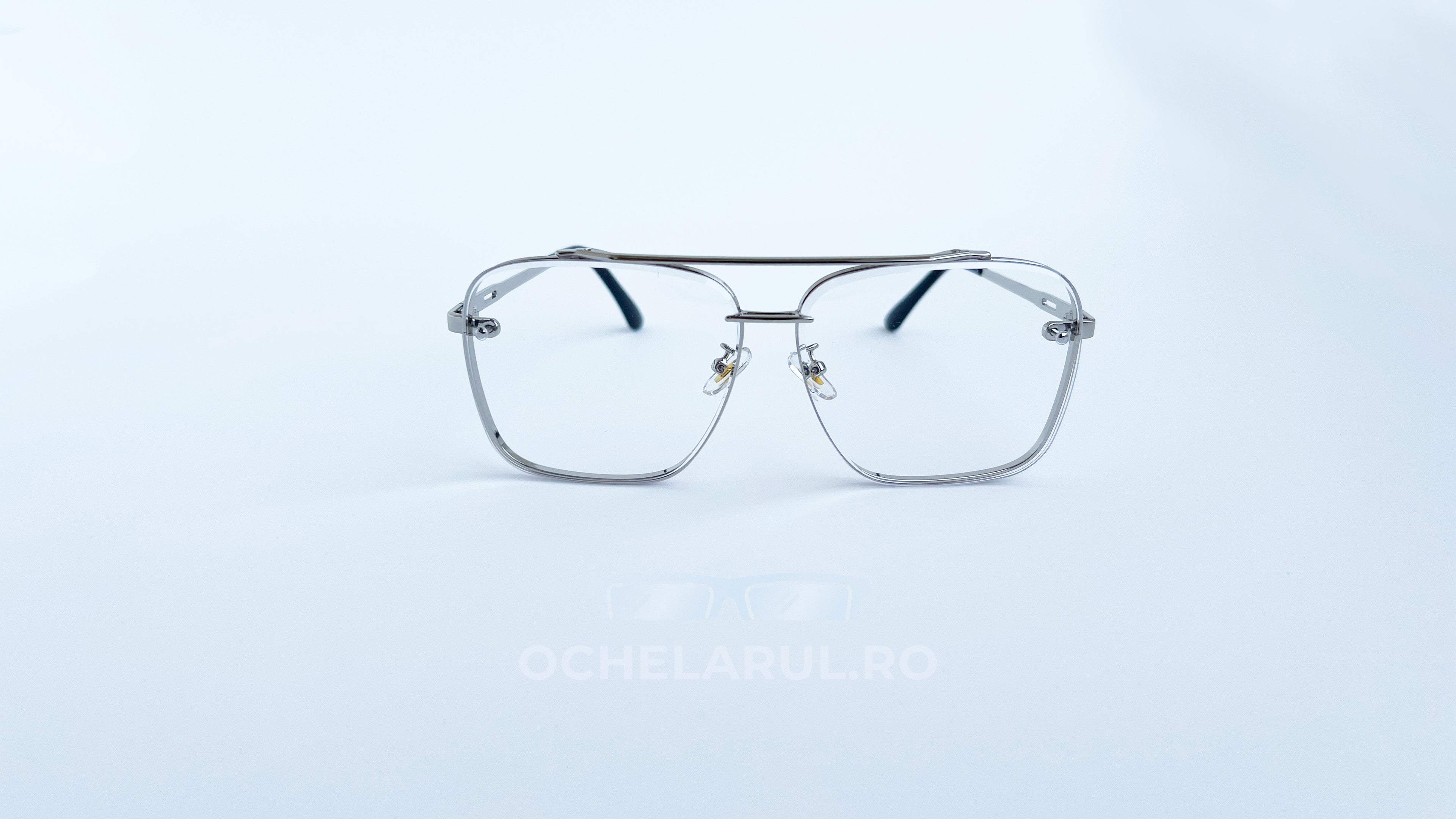 Ochelari Dita Mach Six Style argintii, lentile clare, protecție UV400