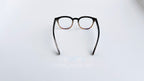 Rame ochelari Large Moscot Style cu lentile transparente și efect degrade, model elegant pentru bărbați