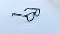 Rame ochelari Moscot Klutz Style gri cu dungi, lentile transparente, design modern și unisex de la ochelarul.ro.