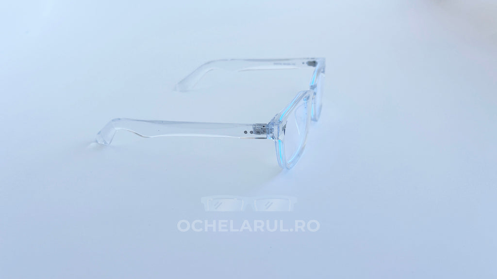 Rame ochelari Moscot Klutz Style transparente, stil modern, ideale pentru ochelari de vedere cu lentile clare.