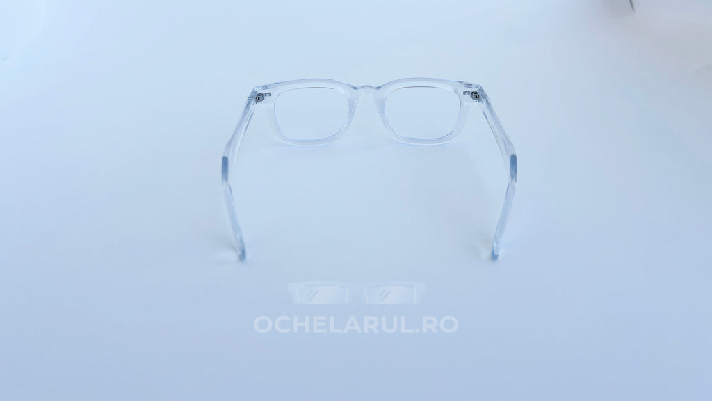 Rame ochelari Moscot Klutz Style transparente, design modern și elegant, ideale pentru uz zilnic.