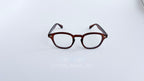 Rame ochelari Moscot Lemtosh Style maro, cu lentile transparente, design clasic și elegant pentru ochelari de vedere.