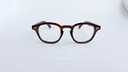 Rame ochelari Moscot Lemtosh Style maro cu lentile transparente, design clasic și elegant pentru utilizare zilnică.