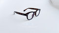Rame ochelari Moscot Style cu model tortoise și lentile transparente, potrivite pentru ochelari de vedere.