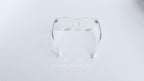 Rame ochelari Moscot Style din material transparent, lentile transparente, design simplu și elegant oferit de ochelarul.ro.