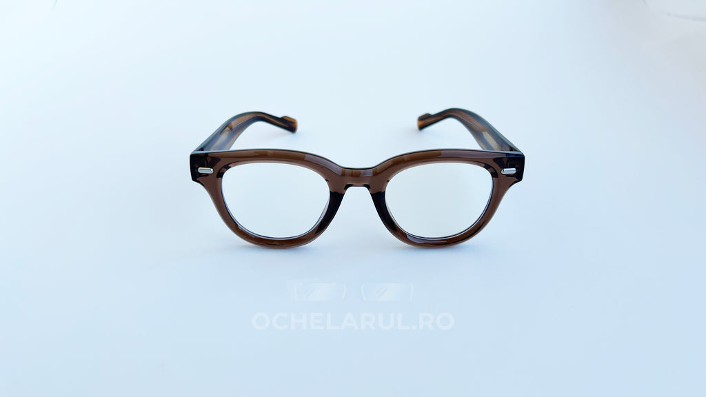Rame ochelari Ovale Groase Easy Retro Round Square Maro