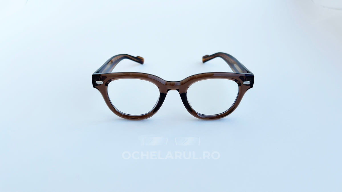 Rame ochelari Ovale Groase Easy Retro Round Square Maro