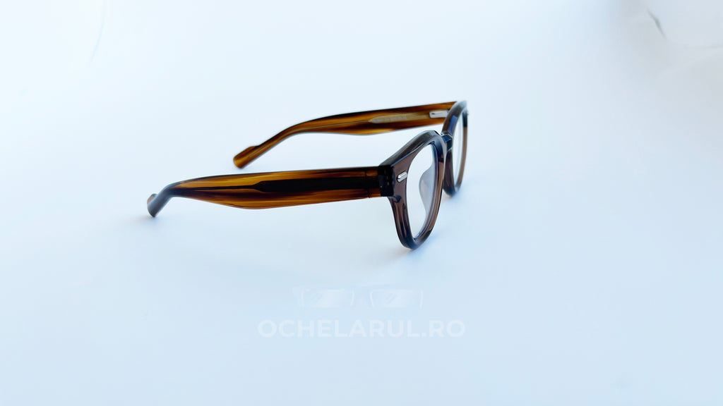 Rame ochelari Ovale Groase Easy Retro Round Square Maro