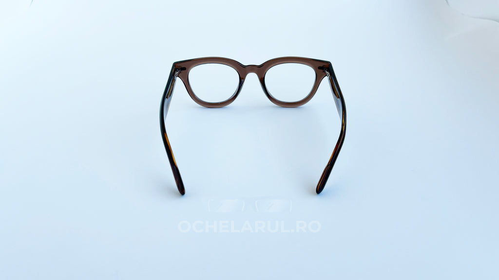 Rame ochelari Ovale Groase Easy Retro Round Square Maro
