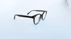 Rame ochelari Ovale Large Size din material bej, cu lentile transparente, design elegant și confort optim pentru uz zilnic, recomandate pentru ochelari de vedere.