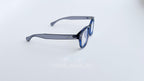 Rame ochelari Pătrate Moscot Style gri transparent cu lentile clare, design modern și elegant.