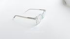 Rame ochelari Ovale Vintage cu lentile transparente și ramă ovală din material plastic transparent, stil vintage.