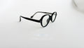 Rame ochelari Retro Style negre, cu lentile transparente, design clasic și elegant pentru ochelari de vedere.