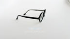 Rame ochelari Retro Style negre, cu lentile transparente, design vintage modern pentru ochelari de vedere.