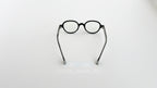 Rame ochelari Retro Style negre, cu lentile transparente, design vintage pentru un stil clasic și elegant.