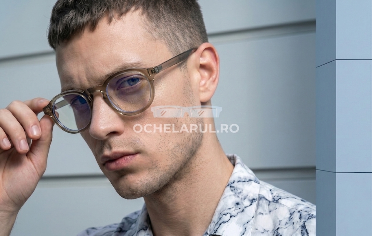 Rame Ochelari Rotunde Groase