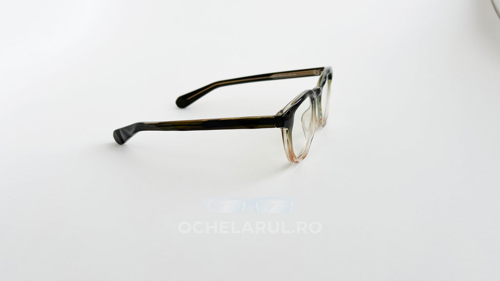 Rame ochelari Stil Clasic cu design transparent și nuanțe degradate, ideale pentru ochelari de vedere moderne.