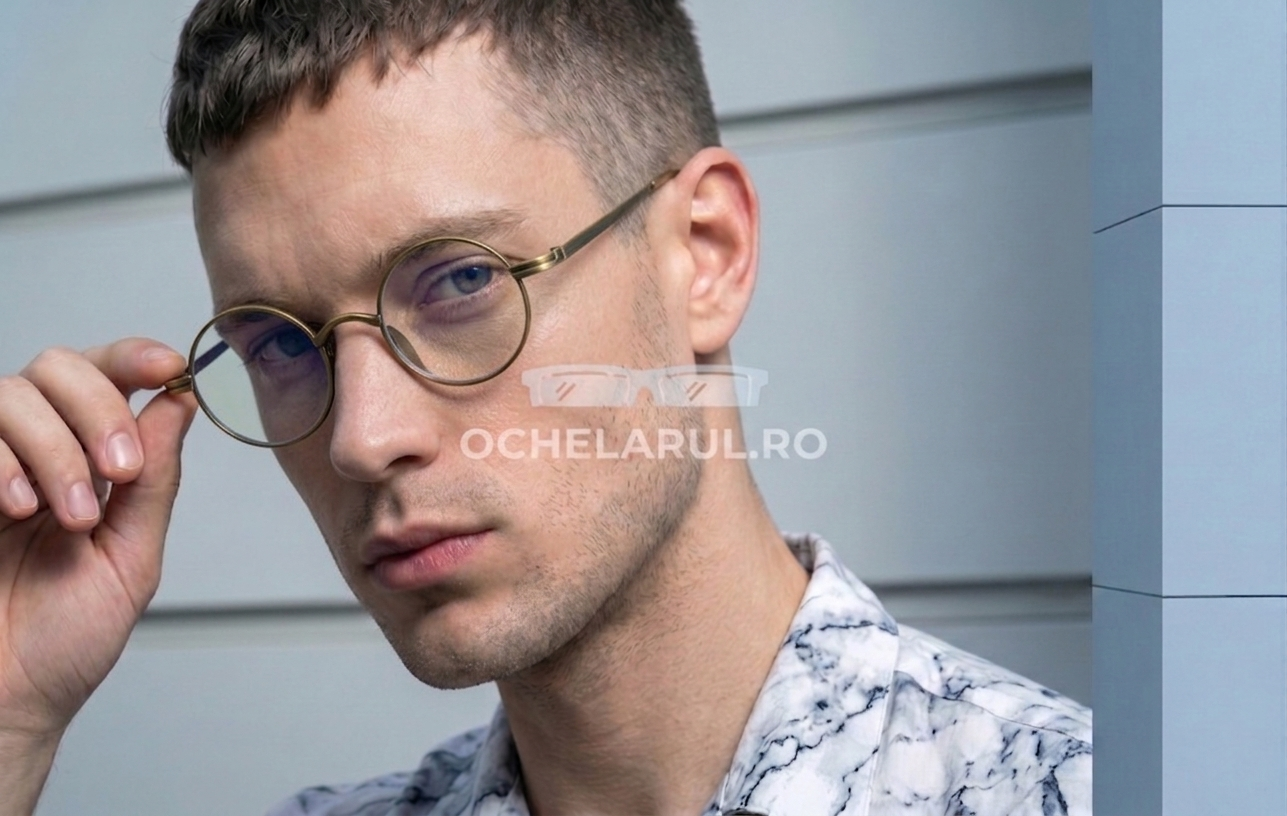 Rame ochelari Rotunzi din Titan Vintage Style
